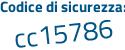 Il Codice di sicurezza è 7b68c continua con 67 il tutto attaccato senza spazi