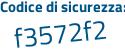 Il Codice di sicurezza è 9cfe segue d39 il tutto attaccato senza spazi
