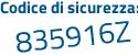 Il Codice di sicurezza è b56 segue 6a4a il tutto attaccato senza spazi