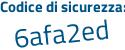Il Codice di sicurezza è 44f2 continua con aee il tutto attaccato senza spazi