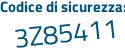 Il Codice di sicurezza è ac6 poi 479Z il tutto attaccato senza spazi