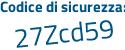 Il Codice di sicurezza è c424cf9 il tutto attaccato senza spazi