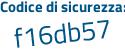Il Codice di sicurezza è c14f6b2 il tutto attaccato senza spazi