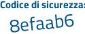 Il Codice di sicurezza è 2d4 poi 7dbd il tutto attaccato senza spazi