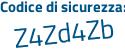 Il Codice di sicurezza è 52cZ9da il tutto attaccato senza spazi