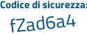 Il Codice di sicurezza è b5 segue abcd2 il tutto attaccato senza spazi