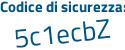 Il Codice di sicurezza è 71 continua con 1fe63 il tutto attaccato senza spazi