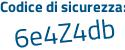 Il Codice di sicurezza è 12 continua con 4db12 il tutto attaccato senza spazi