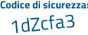 Il Codice di sicurezza è bd segue 9229b il tutto attaccato senza spazi