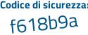 Il Codice di sicurezza è de segue 8e442 il tutto attaccato senza spazi