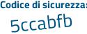 Il Codice di sicurezza è 752f1 continua con 12 il tutto attaccato senza spazi