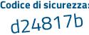 Il Codice di sicurezza è 1311 continua con c6Z il tutto attaccato senza spazi