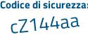Il Codice di sicurezza è ac continua con ddb8b il tutto attaccato senza spazi