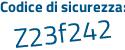 Il Codice di sicurezza è 55ffefd il tutto attaccato senza spazi