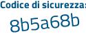 Il Codice di sicurezza è eZd1 continua con f55 il tutto attaccato senza spazi
