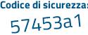 Il Codice di sicurezza è 77248 poi f9 il tutto attaccato senza spazi