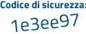 Il Codice di sicurezza è 11Z866Z il tutto attaccato senza spazi