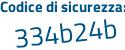 Il Codice di sicurezza è 6 poi d71d45 il tutto attaccato senza spazi