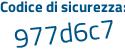 Il Codice di sicurezza è Zeb poi 11ZZ il tutto attaccato senza spazi