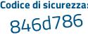 Il Codice di sicurezza è 7dZ7 segue d7Z il tutto attaccato senza spazi