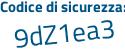 Il Codice di sicurezza è b3843bc il tutto attaccato senza spazi
