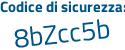 Il Codice di sicurezza è 4 poi 166bef il tutto attaccato senza spazi