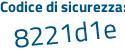 Il Codice di sicurezza è 5 poi 885fa2 il tutto attaccato senza spazi