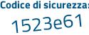 Il Codice di sicurezza è eZ72796 il tutto attaccato senza spazi
