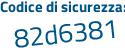 Il Codice di sicurezza è fbbf4fb il tutto attaccato senza spazi