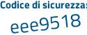 Il Codice di sicurezza è 88b7 segue d18 il tutto attaccato senza spazi