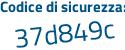Il Codice di sicurezza è e continua con 7b1eb4 il tutto attaccato senza spazi