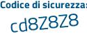 Il Codice di sicurezza è ba932Z3 il tutto attaccato senza spazi