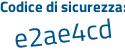 Il Codice di sicurezza è e poi fcZ3Z9 il tutto attaccato senza spazi