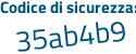 Il Codice di sicurezza è 75868 segue f2 il tutto attaccato senza spazi