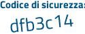 Il Codice di sicurezza è 2d continua con 9aacZ il tutto attaccato senza spazi