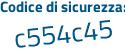 Il Codice di sicurezza è f8fcdac il tutto attaccato senza spazi