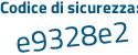 Il Codice di sicurezza è 3f94Z continua con 98 il tutto attaccato senza spazi