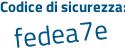 Il Codice di sicurezza è f6b7922 il tutto attaccato senza spazi