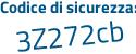 Il Codice di sicurezza è e61 continua con 1ad2 il tutto attaccato senza spazi