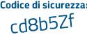 Il Codice di sicurezza è 4ee continua con 6b51 il tutto attaccato senza spazi