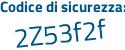 Il Codice di sicurezza è 721b6 poi dd il tutto attaccato senza spazi
