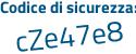 Il Codice di sicurezza è 2cba27a il tutto attaccato senza spazi