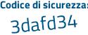 Il Codice di sicurezza è b58dc continua con 8Z il tutto attaccato senza spazi