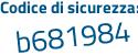 Il Codice di sicurezza è 5865cZ2 il tutto attaccato senza spazi
