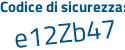 Il Codice di sicurezza è 6588c poi ed il tutto attaccato senza spazi