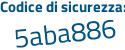 Il Codice di sicurezza è 24c poi f869 il tutto attaccato senza spazi