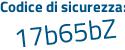 Il Codice di sicurezza è 1 continua con 38c9ff il tutto attaccato senza spazi