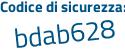 Il Codice di sicurezza è 92Zf poi 9Z3 il tutto attaccato senza spazi