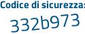 Il Codice di sicurezza è 7b poi 2f99a il tutto attaccato senza spazi