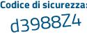 Il Codice di sicurezza è 1eb7 segue fd3 il tutto attaccato senza spazi
